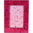 Home styling fotolijst 20x15cm met spiegelmozaiã«k roze