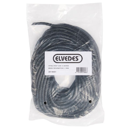 Elvedes spiraalwikkelslang ø4mm bundel 3-8 mm (10 meter) - zwart