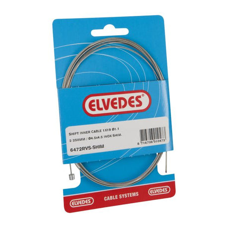versnellingsbinnenkabel Shimano 2.25 m 1,1 mm 6472 zilver
