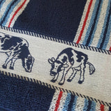 Ddddd keukendoek friesian blue 50x55cm 6 stuks