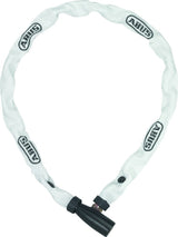 Abus kettingslot 1500 60 Web wit - 4mm dik - 60cm - sportieve witte fietsslot