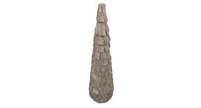 Xmastree wood h125cm white-wash