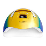 Glow f2 zn uv led lamp dual 220w metallic goud blauw