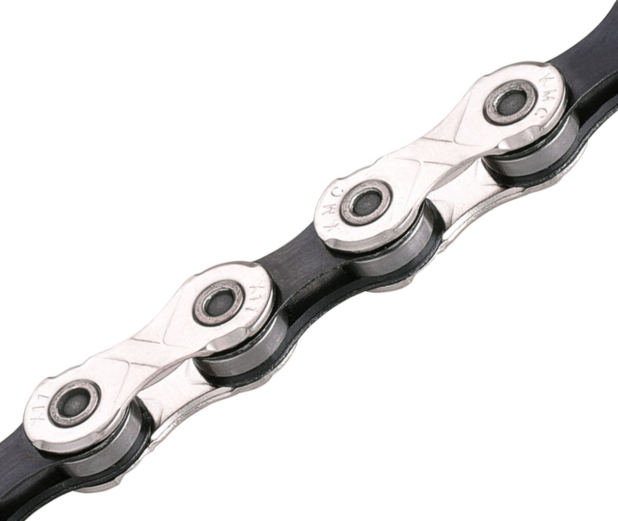 Km x11 bicycle chain 11 speed 1 2x11 128 130 Silver Silver Black