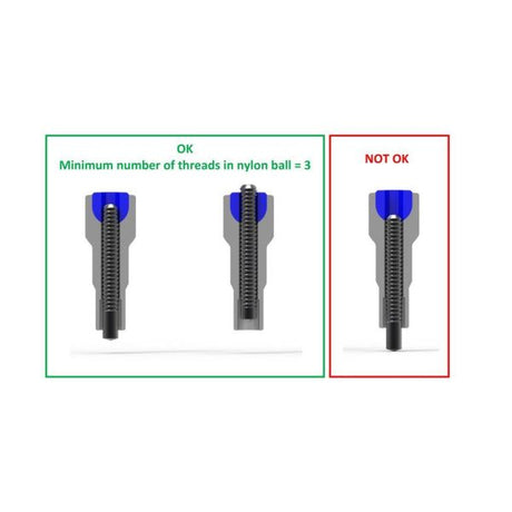 Alpina Spaaknippel met ronde kop 14G 15.0mm 4 Fg 2.3 ABS messing zwart (144 stuks)