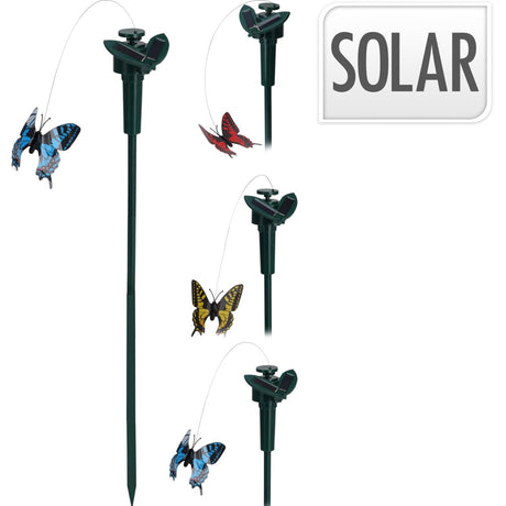 Pro garden tuinsteker solar vlinder 38cm