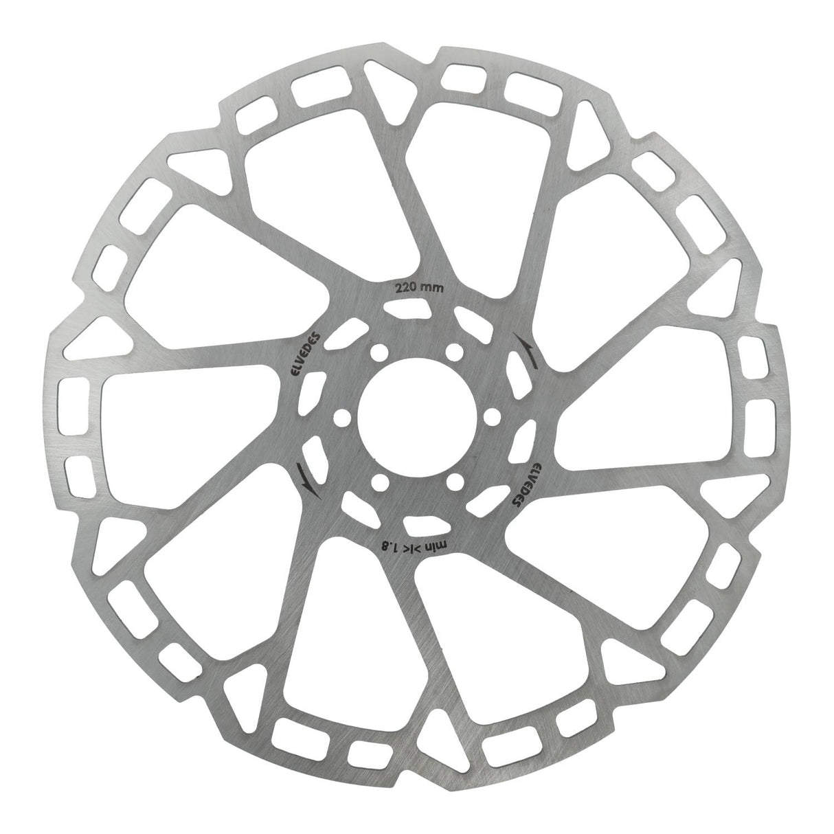 Elvedes brake disc 6-hole Ø220mm T = 2.0mm