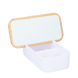 Alpina make-up opberger met spiegel, 25cm