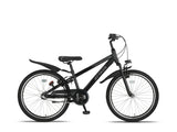 Altec attack mtb 24 inch jongens 3v v-brakes zwart