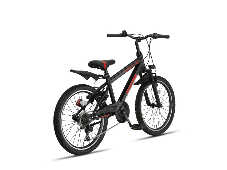 Altec dakota mtb 22 inch jongens 7v v-brakes zwart