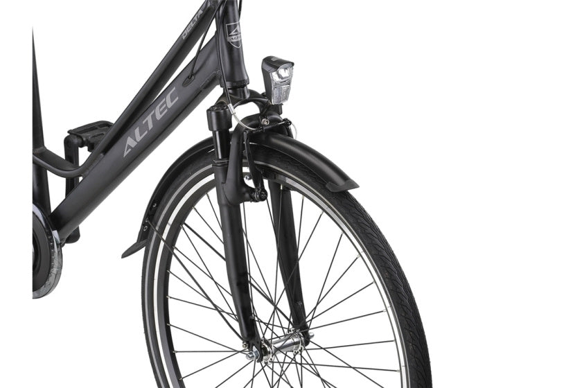 Altec delta 28 inch 50 cm dames 3v rollerbrake matzwart