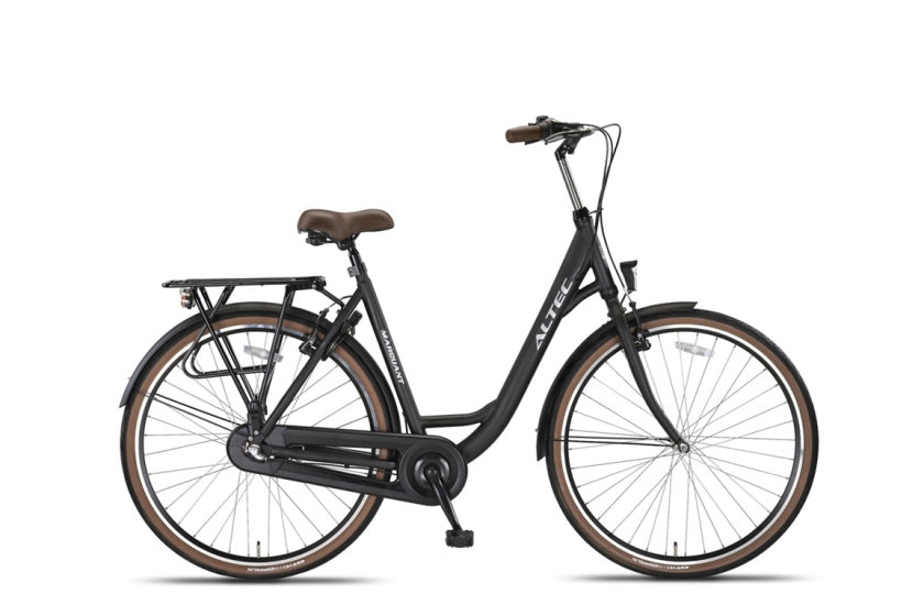 Altec marquant 28 inch 56 cm dames 3v v-brakes matzwart