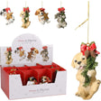 Home styling hond hangdeco 85mm 4ass d hond kersthanger 8,5cm