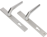 Ami deurkruk 357 vastdraaibaar 245 30 profielcilinder 72 m5 r5,5 f1 deurdikte 53 57 mm. - 511740
