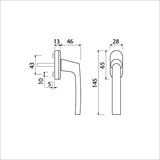 Ami raamgreep 810 7x40 ovaal wit 9010 - 425508