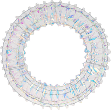 Home styling krans 30cm 30led shiny rainbow met timer