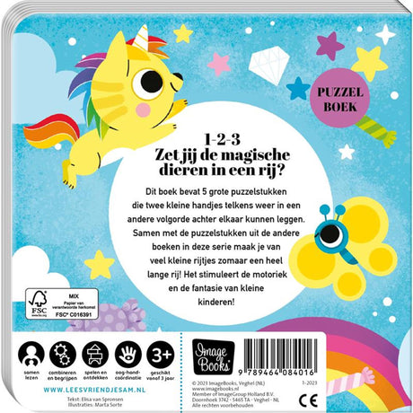 Imagebooks puzzelboek vriendjes in een rij - in fantasieland