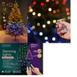 Lumineo verlichting met 200 leds bedienbaar via bluetooth app-dancing lights 1990cm multikleur alle kleuren van de regenboog incusief wit en warm wit