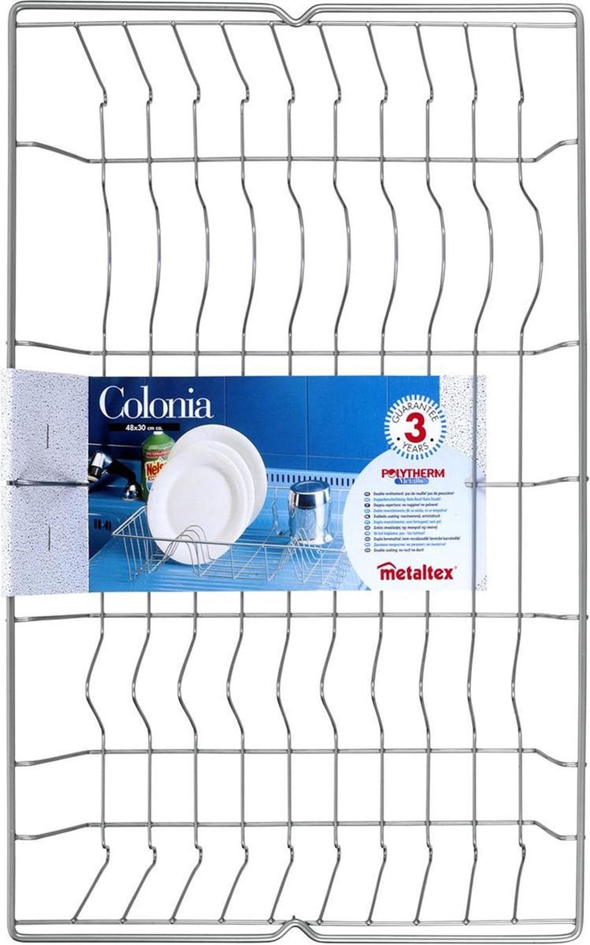 Tomado metaltex afdruiprek metaal 48x30x10