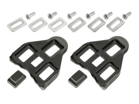 schoenplaatjes set look zwart 2 stuks