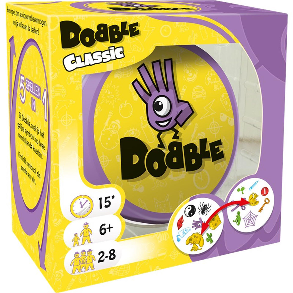 Zygomatic board game studio dobble classic kaartspel dobble classic