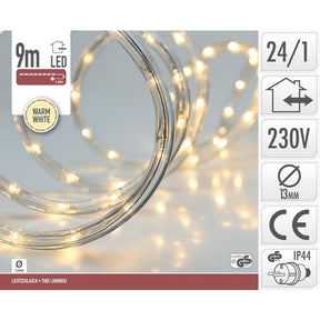 Home styling rope light led dia1,3x9meter warmwit voor buiten
