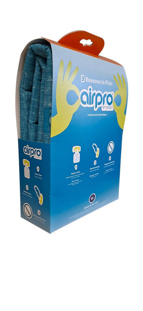 Widex airpro strijkhoes l 134x55cm blauw