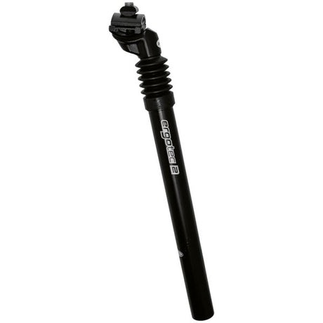 Ergotec zadelpen verend ø31.6mm 350mm 40 95 - zwart