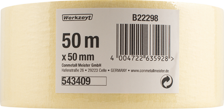 Werkzeyt schilderstape 50mm x 5m - b22298