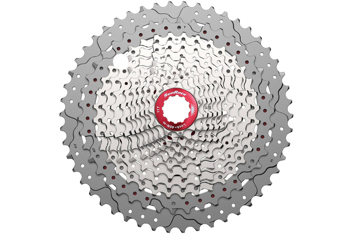 Cassette Sunrace 11V 11-51 CSMX80 Metallic Silver