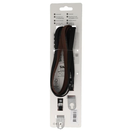 Simson triobinder 71cm - zwart bruin