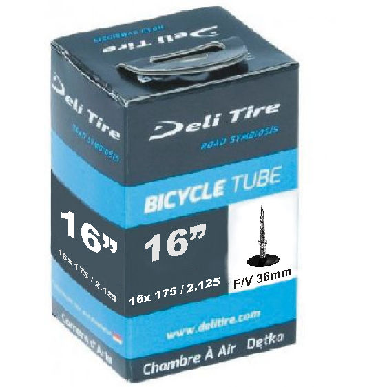 Deli Tire Inner Tube SV3 16 tommer 40 54-305 16x1,75 2.125 35 mm