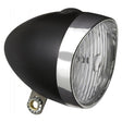 Edge koplamp retro 3 x led - met batterijen- zwart chroom (werkplaatsverpakking)