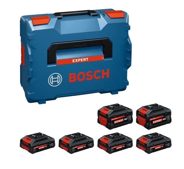 Bosch batterij 18v 4,0ah deskundige 4szt. + 8,0ah 2szt. lb