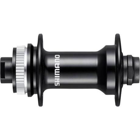 Shimano voornaaf hb-rs470 - 28 gaats - center lock - 12 mm steekas - zwart
