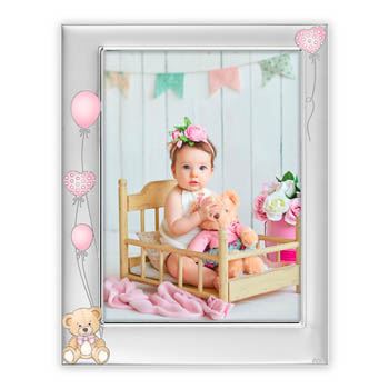 Zep baby fotolijst b17346p ivan pink 10x15 cm