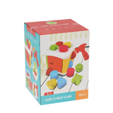 Babyspeelgoed sort beat cube
