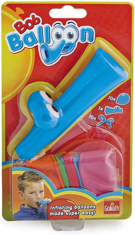 Goliath bob balloon ballonnen opblaas setje met ballonnen blauw