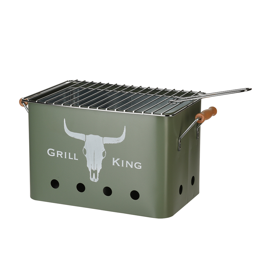 Bbq barbecue mat groen 32x20x20cm