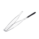 Bbq barbecue visgrill chroom 29x10cm