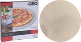 BBQ Pizza Stone para barbacoa de hasta 600 ° C Ø 33 cm de crema