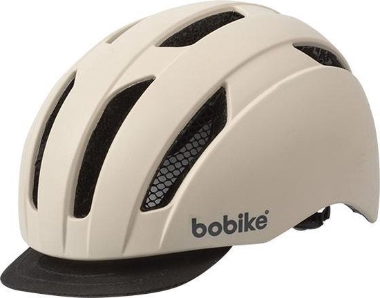 Bobike Helm city m 52-58cm cream