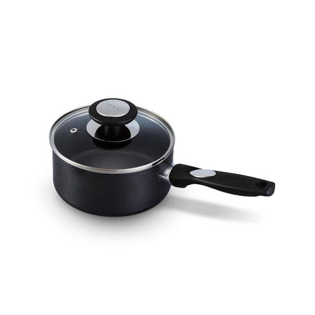 Beka pro induc r steelpan met keramische antiaanbaklaag en glazen deksel 16cm