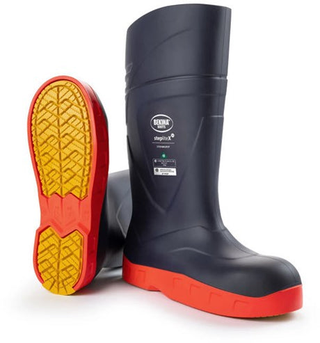 Bekina steplitex stormgrip laars s5 xas9p5562yp533 | blauw oranje | maat 38 - 5412684039286