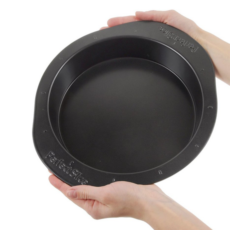 Berghoff cakevorm rond met snijhulp antraciet ø22cm