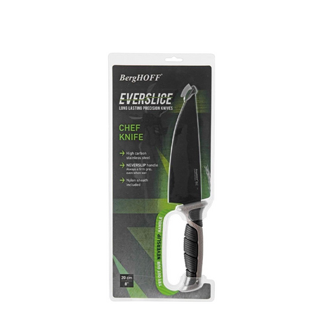 Berghoff everslice chefmes 20cm met beschermhoes