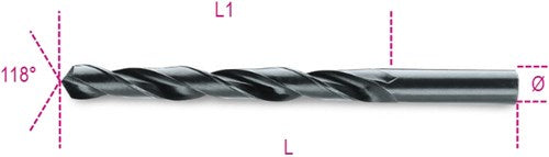 Beta metaal spiraalboor hss 10mm