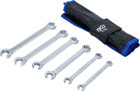 Bgs technic open double ring wrench set sw 8 x 9 - 18 x 19 mm 6 pcs.