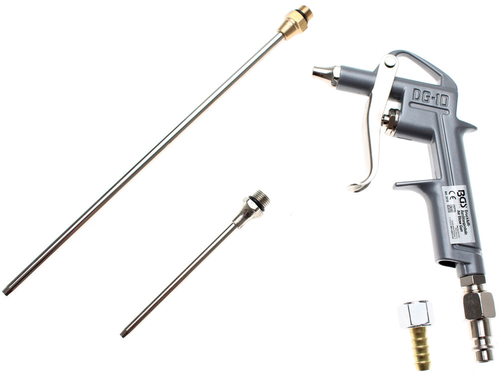 Bgs technic compressed air blow off gun with 3 nozzles