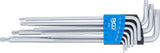 Bgs technic l-type wrench set extra long for t-star 9 pieces